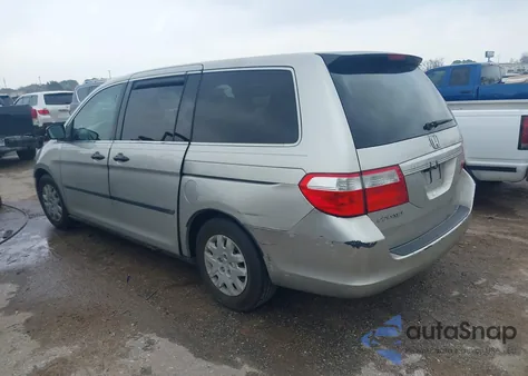2007 Honda Odyssey Lx z USA, uszkodzony, nr VIN 5FNRL38277B092953